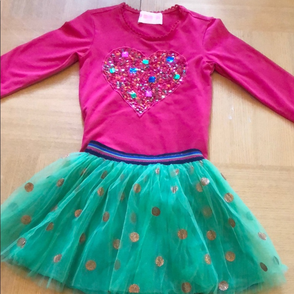 Blouse and skirt